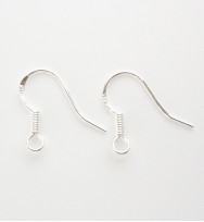 Earwires Sterling Silver 15mm